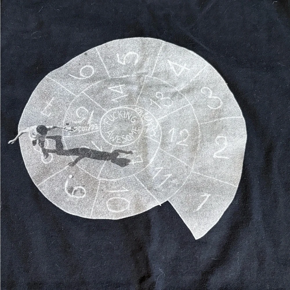 FuckingAwesome Hopskotch SS Black Tee Cotton Shirt Men Medium Streetwear - Picture 5 of 7